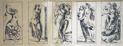 Cartas del tarot del siglo XVII de Giuseppe Maria Mitelli