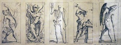 Cartas del tarot del siglo XVII de Giuseppe Maria Mitelli