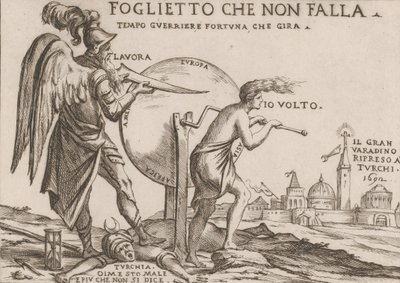 Una alegoría relacionada con las fortunas de los turcos de Giuseppe Maria Mitelli