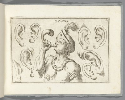 audiencia Udire (título sobre objeto) de Giuseppe Maria Mitelli