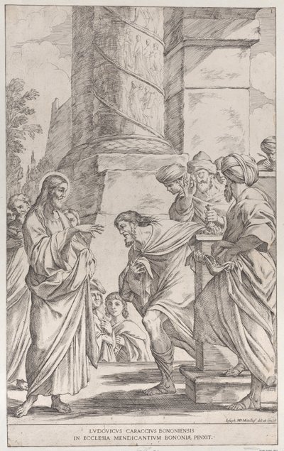 Llamada de San Mateo (detalle) de Giuseppe Maria Mitelli