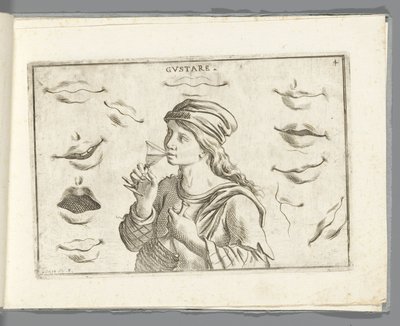 Gusto Gustare (título sobre objeto) de Giuseppe Maria Mitelli