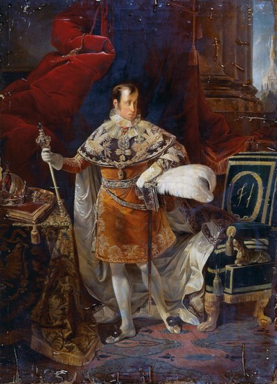 Retrato de Fernando I de Austria de Giuseppe Molteni