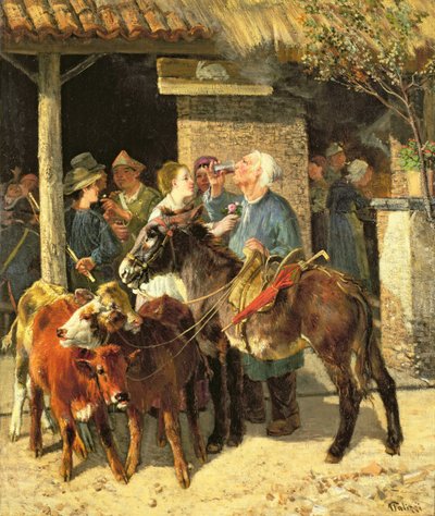 El comerciante de terneros de Giuseppe Palizzi