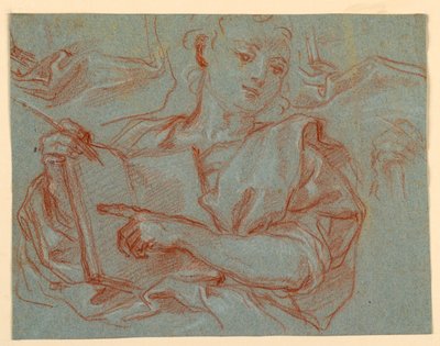 Estudio para un Evangelista de Giuseppe Passeri