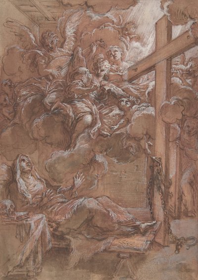 El Éxtasis de la Beata Giacinta Marescotti, ca. 1675-1714 de Giuseppe Passeri