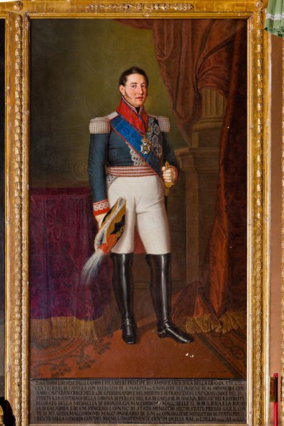 Teniente General del Reino Antonio Lucchesi Palli (óleo sobre lienzo) de Giuseppe Patania
