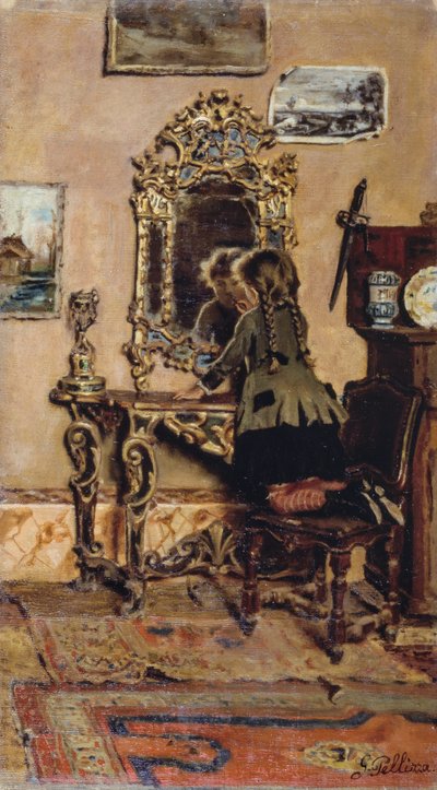Niña ambiciosa de Giuseppe Pellizza da Volpedo