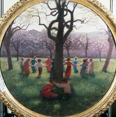 Idilio de primavera de Giuseppe Pellizza da Volpedo