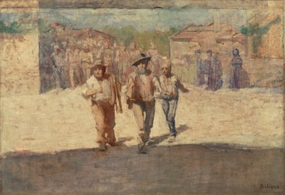 Los embajadores del hambre de Giuseppe Pellizza da Volpedo
