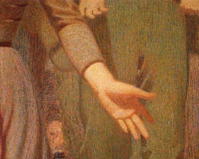El Cuarto Estado (detalle) de Giuseppe Pellizza da Volpedo