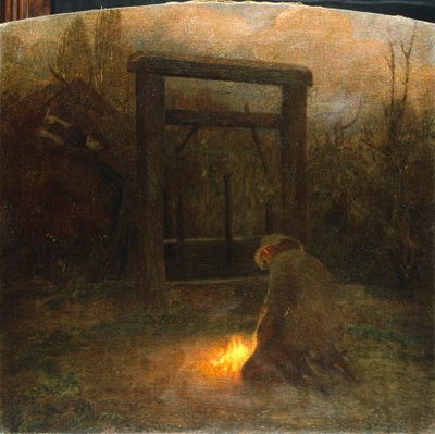 Amor a la vida (panel derecho) de Giuseppe Pellizza da Volpedo