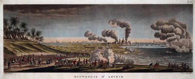 La Batalla de Abukir el 25 de julio de 1798 de Giuseppe Pera