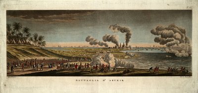 La Batalla de Abukir el 25 de julio de 1799, 1799 de Giuseppe Pera