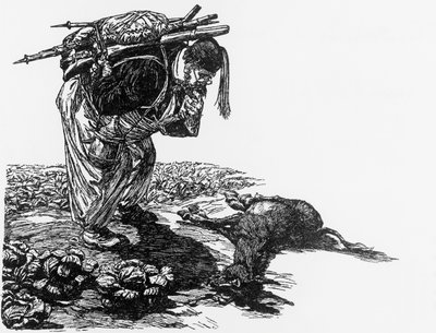 Tartarin y una oración para Tartarin en los Alpes por Alphonse Daudet, Milán de Giuseppe Porcheddu