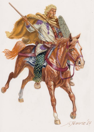 Bagaudae a caballo de Giuseppe Rava
