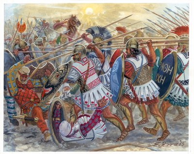 Batalla de Cunaxa de Giuseppe Rava