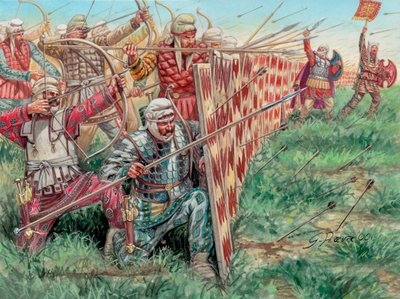 Infantería persa de Giuseppe Rava