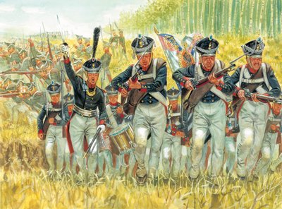 Campaña de Rusia: Infantería de línea rusa contra el ejército de Napoleón I (1769-1821) en 1812 - Invasión francesa de Rusia: infantería imperial rusa contra el gran ejército de Napoleón I de Giuseppe Rava