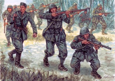 Segunda Guerra Mundial, Guerra Italo-Griega: Soldados italianos de Giuseppe Rava