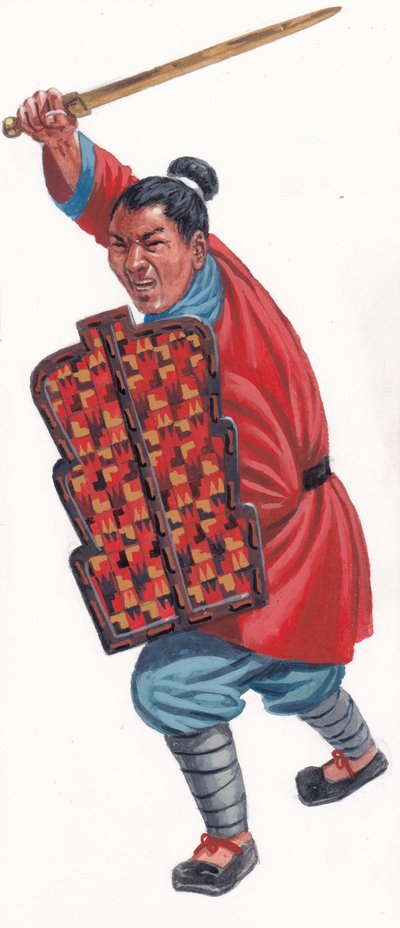 Espadachín del Ejército Zhao de Giuseppe Rava