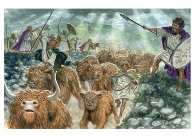 Tain Bo Cuailnge El asalto ganadero de Cooley de Giuseppe Rava