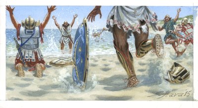 Los 10.000 griegos de Jenofonte llegan al Mar Negro de Giuseppe Rava