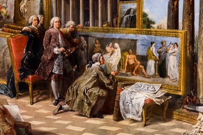 Antigua Roma, hacia 1754/57 (Óleo sobre lienzo) de Giuseppe & Salvi Nicola (1697-1751) Pannini