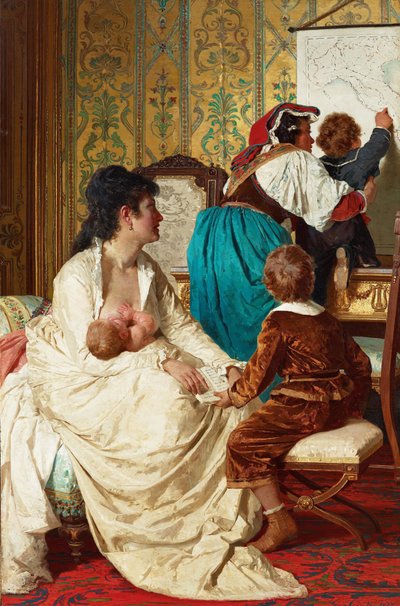 Las alegrías de la buena madre de Giuseppe Sciuti