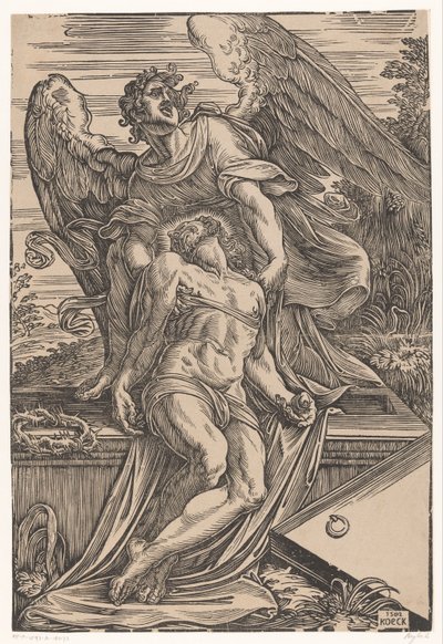 Ángel con el cuerpo de Cristo de Giuseppe Scolari