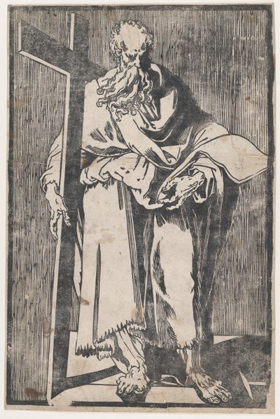 San Felipe de pie sosteniendo un libro y una cruz, ca. 1590-1600 de Giuseppe Scolari