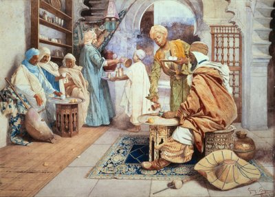 Un café árabe de Giuseppe Signorini