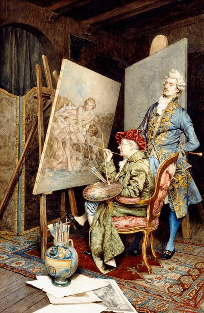 El Estudio del Pintor de Giuseppe Signorini