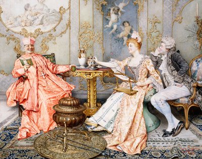 La fiesta del té de Giuseppe Signorini