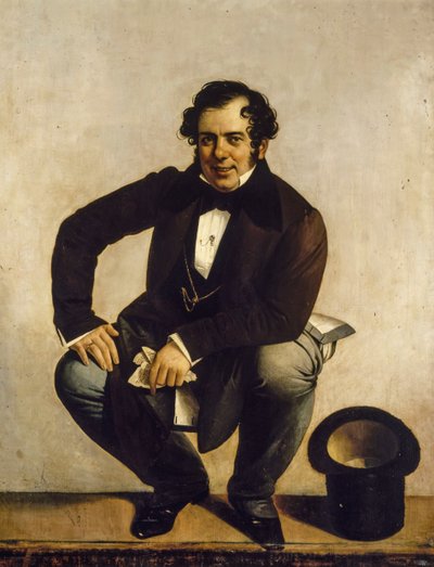 Autorretrato de Giuseppe Tominz (1790-1866) de Giuseppe Tominz