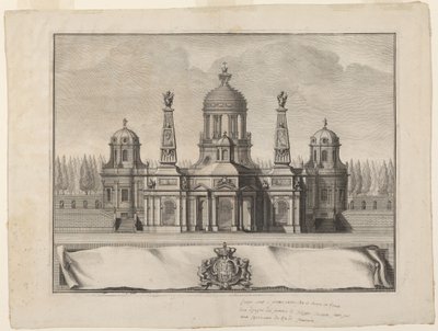 Sepulcro para los reyes de Francia de Giuseppe Vasi after Filippo Juvarra