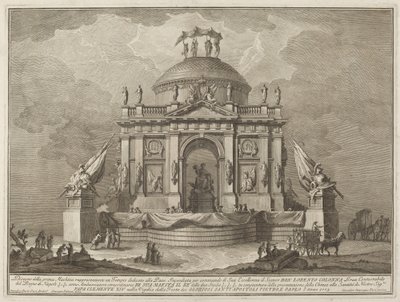 Un Templo Dedicado a la Paz, para el Festival de la "Chinea" de Giuseppe Vasi after Giuseppe Palazzi