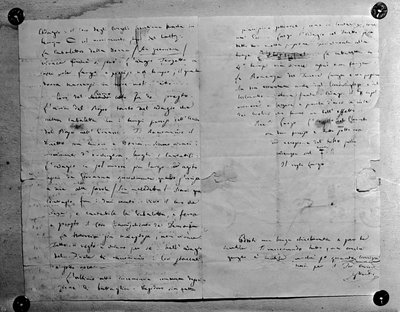 Correspondencia escrita por Giuseppe Verdi de Giuseppe Verdi