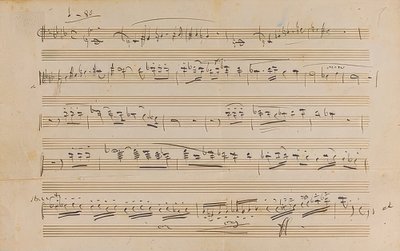 Manuscrito: Ópera Otello de Giuseppe Verdi