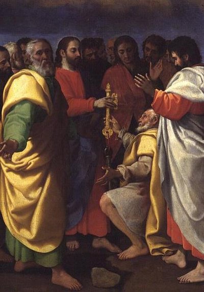 La encomienda de Cristo a San Pedro de Giuseppe Vermiglio