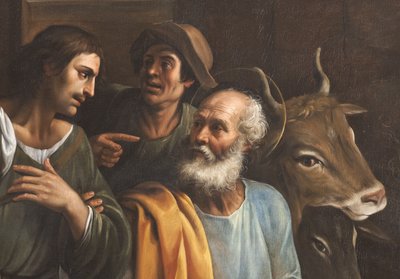 La Natividad (detalle) de Giuseppe Vermiglio