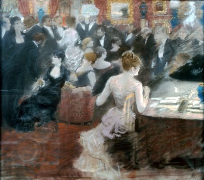 El Salón de la Princesa Mathilde de Giuseppe de Nittis