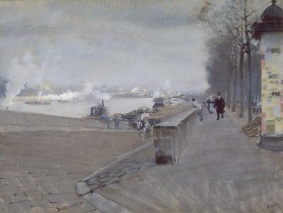 El Sena en París de Giuseppe de Nittis