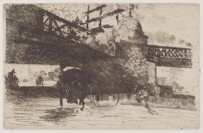 Vista tomada en Londres de Giuseppe de Nittis