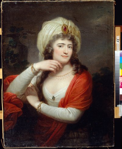 Retrato de Alexandra Branicka (nee Engelhardt de Giuseppe or Josef Grassi