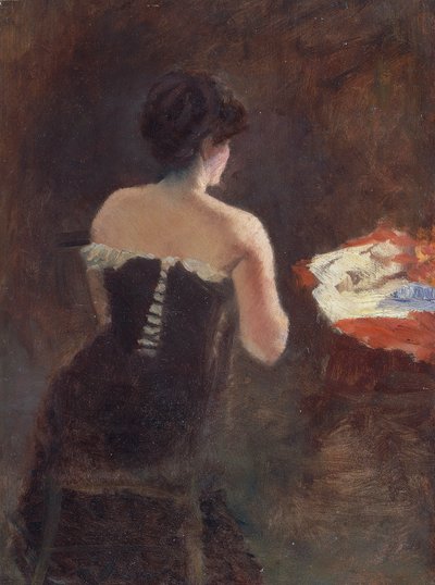 Espalda de una Dama de Giuseppe or Joseph de Nittis