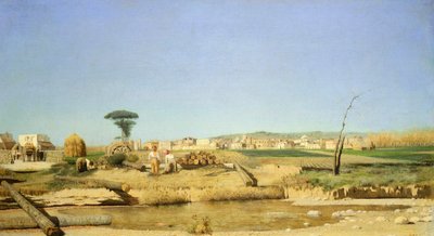 Casa de campo cerca de Nápoles de Giuseppe or Joseph de Nittis