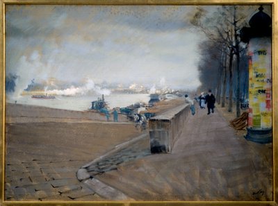 El Sena en París de Giuseppe or Joseph de Nittis