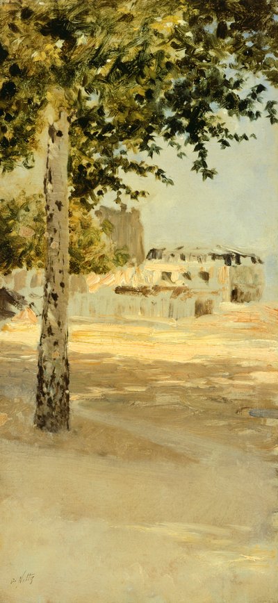 Cerca de París de Giuseppe or Joseph de Nittis