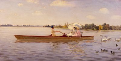 En el Támesis por Giuseppe de Nittis de Giuseppe or Joseph de Nittis
